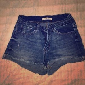 Kancan highrise denim shorts